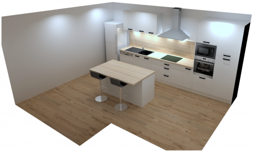 Modélisation 3D d'aménagement de cuisine - Bourg-lès-Valence 26500