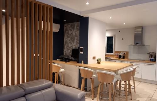 La pièce à vivre après travaux