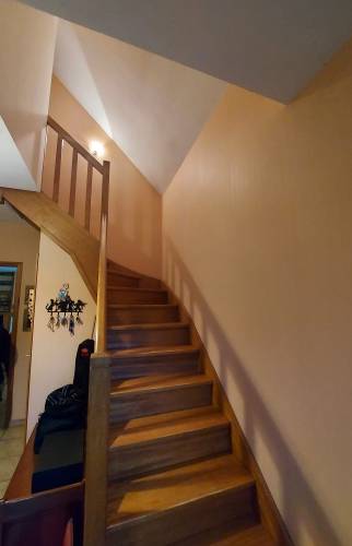 Cage d'escalier avant travaux