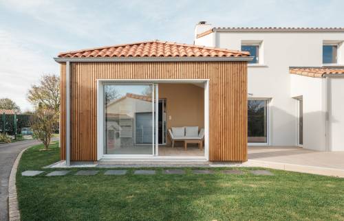 Double extension de maison aux Sorinières (44840)- extérieur