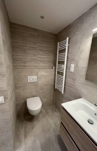 Coin WC dans la salle de bain