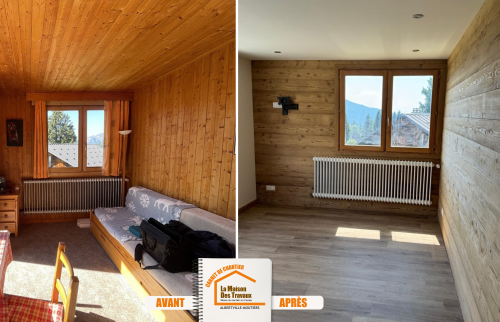 Travaux de rénovation intérieure, création chambre sur-mesure, visualisation 3D rénovation