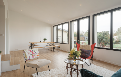 Rénovation d'une véranda à Saint-Sébastien-sur-Loire (44230) - bel espace lumineux avec les ouvertures