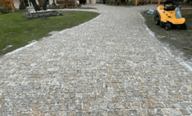 Aménagement d’une allée en pavés