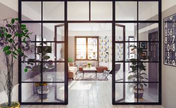 Décoration d’une maison avec une porte-verrière près de Landerneau (29) photo d'illustration