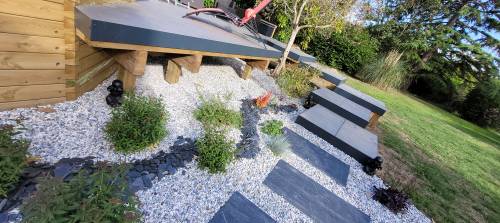 Aménagement paysager de l'emmarchement