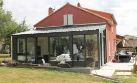 Création d'une verrière de 30 m² à Vertou (44)