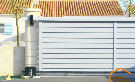 pose d'un portail électrique