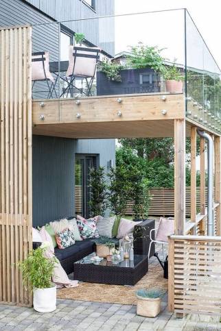 terrasse sur pilotis