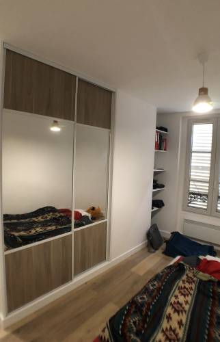 Création dressing chambre à coucher - Paris 17