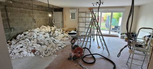 Rénovation de séjour avec travaux de décloisonnement - Brie-Comte-Robert 77170