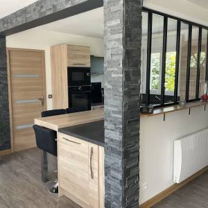 Un cuisine au design contemporain - Ludivine Vattier - La Maison Des Architectes