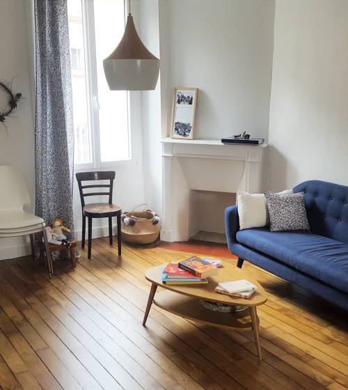 Le séjour du couple après la rénovation 