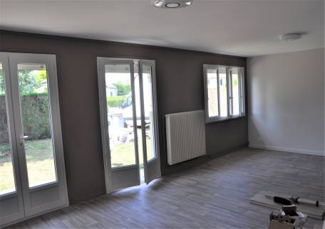 Rénovation de salon séjour avec nouvelles menuiseries extérieures - Brie-Comte-Robert 77170