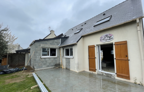 Agrandissement et rénovation d'une maison au sud de Nantes - avant les travaux