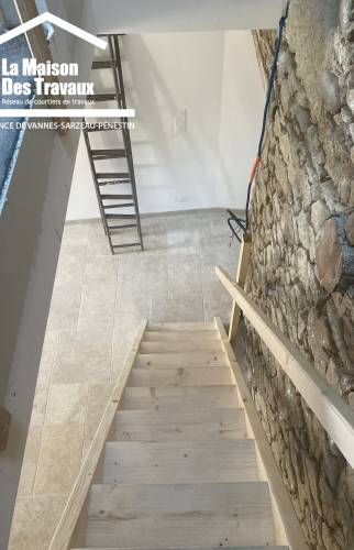 renovation escalier bois metal