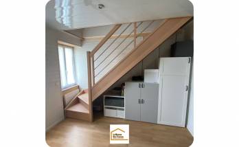 escalier 1/4 tournant