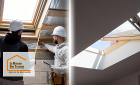 Installation d’une lucarne moderne à Casteljaloux par La Maison Des Travaux Marmande, apportant lumière et confort à l’intérieur.