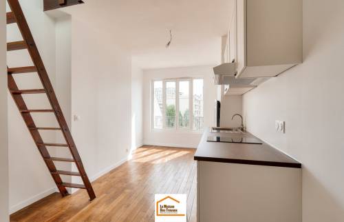 Rénovation de la peinture sur ce studio atypique