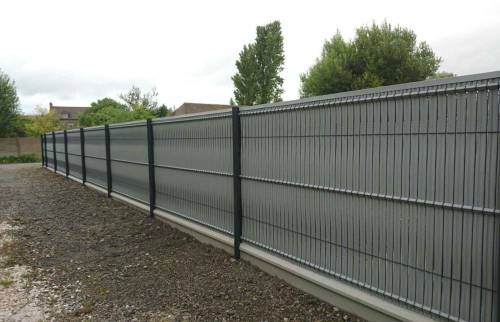Portail aluminium et clôture à Cherrueix
