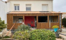 Création d'un agrandissement en bois