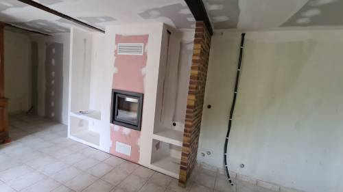 Travaux de plaquisterie