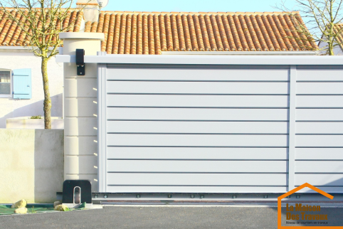 pose d'un portail électrique