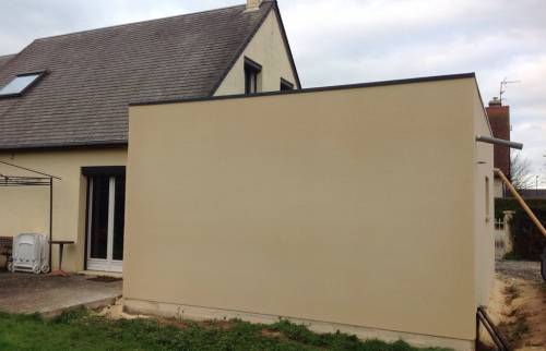 Arrière de l'extension garage