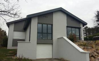 Saint Didier au Mont d'Or : Rénovation de la façade d'une villa contemporaine