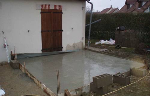 Réalisation de la dalle