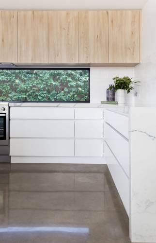 rénovation cuisine beton cirée