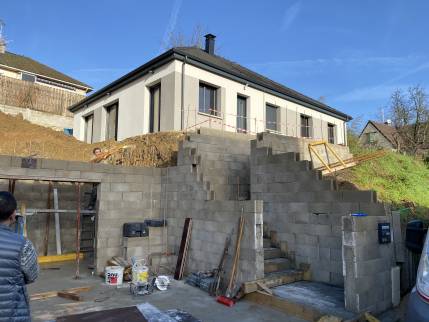 Construction d'un garage (Essonne)