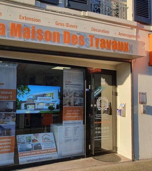 Devanture agence La Maison Des Travaux de Brie-Comte-Robert 77170