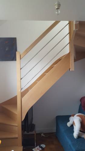 Escalier à Saint-Germain-des-Fossés