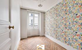 Mur papier peint chambre Asnières