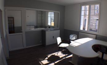 Aménagement de bureaux par l'agence de Joué-lès-Tours
