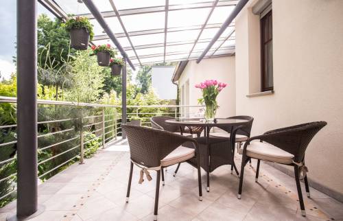 Sol terrasse sur pilotis en grès cérame façon mosaïque - Orvault - 44700 -
