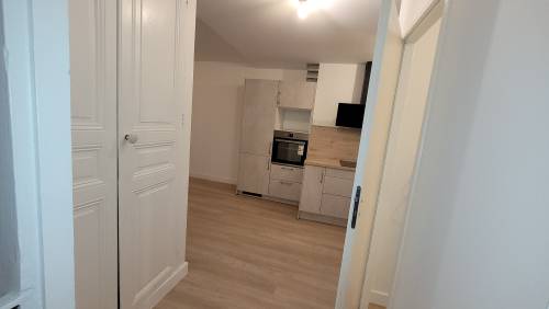 Le dégagement vers la cuisine