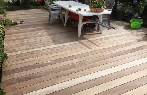 Terrasse bois exotique à Brunstatt