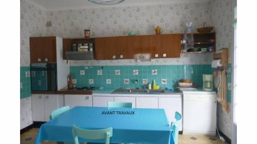 Cuisine ancienne en rénovation à Damgan 56750