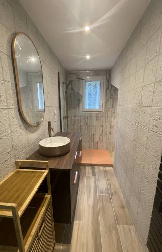 salle de bain après