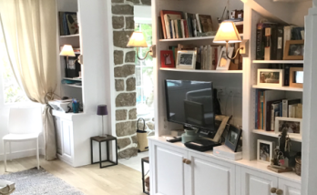 Bibliothèque réalisée sur mesure