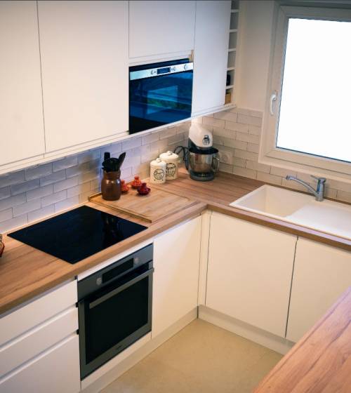 cuisine aprés  rénovation à paris 18