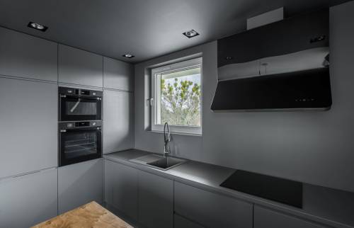 Cuisine gris anthracite sur mesure