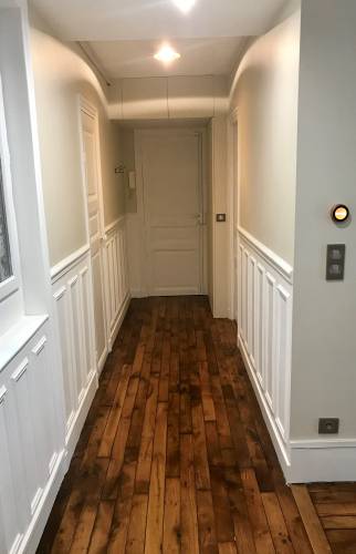 rénovation complète appartement paris 75012 entrée
