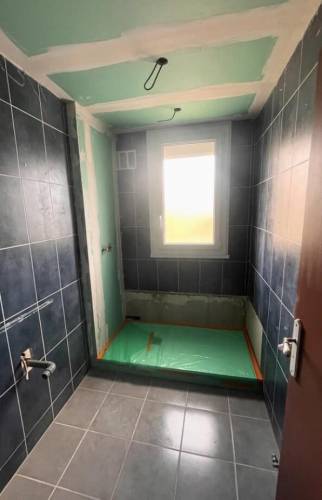 Avant et après réno salle de bain Chagny 