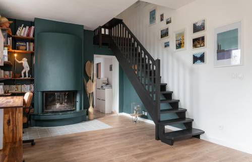 Extension rénovation de maison à Vertou-escalier