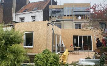 Agrandissement de l'habitation par une extension en élévation 