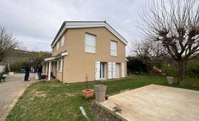 Vue finale après isolation de la toiture en laine de bois.