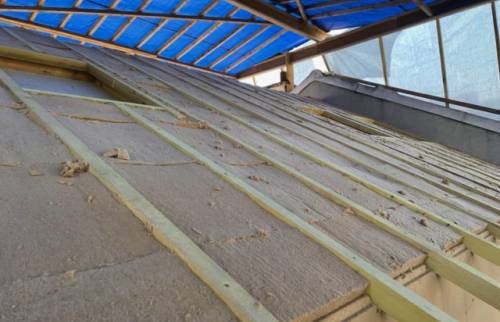 isolation de la toiture lors d'une surélévation